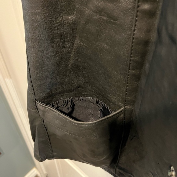 Harley Davidson Motorcycle Britany Leather Collection Vest Size 50 - Picture 10 of 15